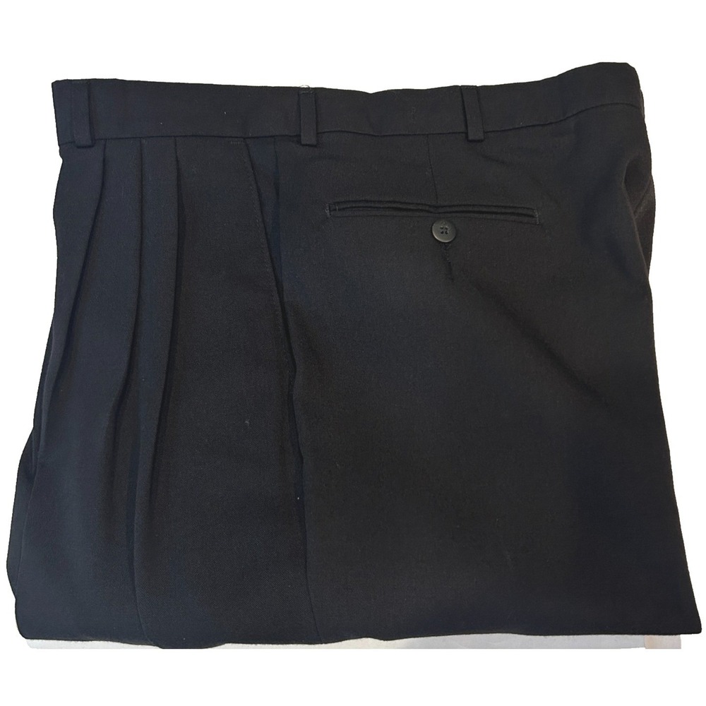 Levi's Travelers Dress Slacks 38x29 Mens Black Pleated Wrinkle Resistant NWT NEW